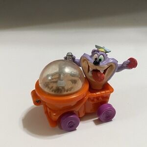 Vintage‎ 1992 Warner Bros. Looney Toons Dizzy Devil Spinning Grill Car 2.5" Tall